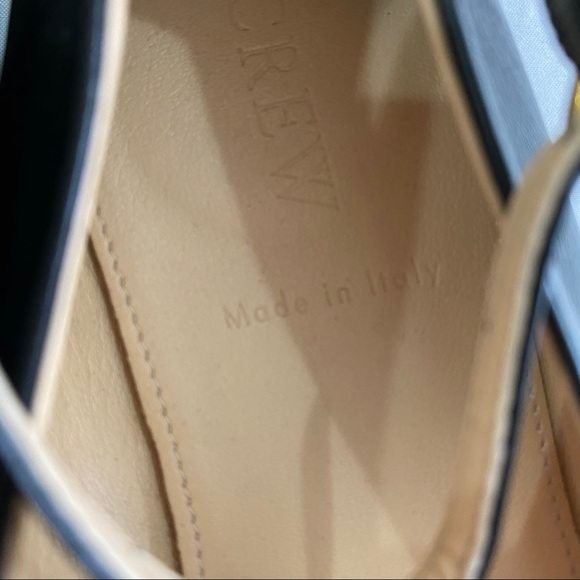 J.Crew Jayne T-Strap Chain Round Toe Flats 6.5 - Picture 12 of 12